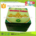 Melhor brinquedo educacional de madeira infantil Jogo pré-escolar 100pcs Cube Enlighten Toys